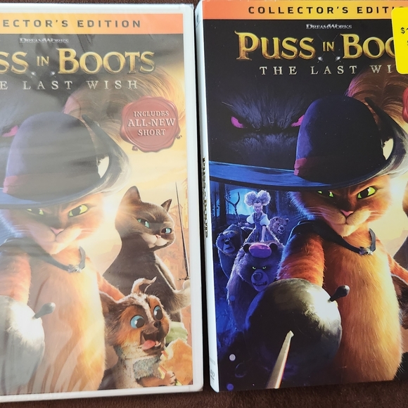Puss & Boots dvd 'My Last Wish' - Collectors Edition. Still Sealed. - Picture 2 of 7